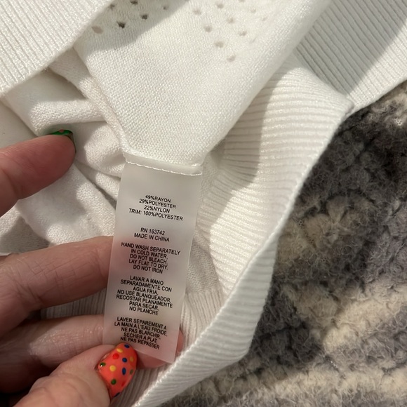 Sioni white top Large - Picture 4 of 4